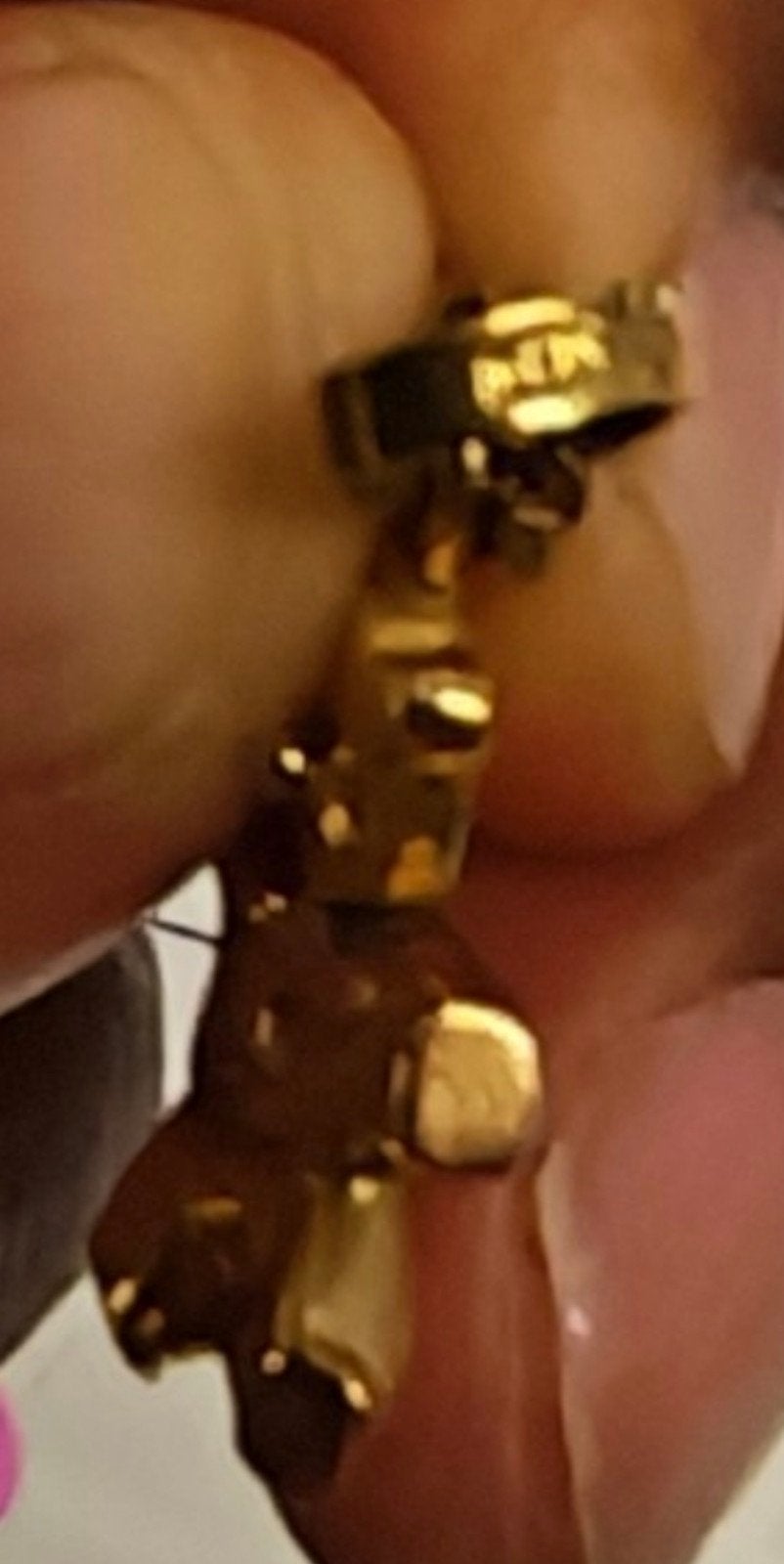Chaîne Or 18K 750 + Pendentif Ourson Bicolore - 12,8g - Poin, Bijoux, Sacs & Beauté, Enlèvement, Jaune, Or