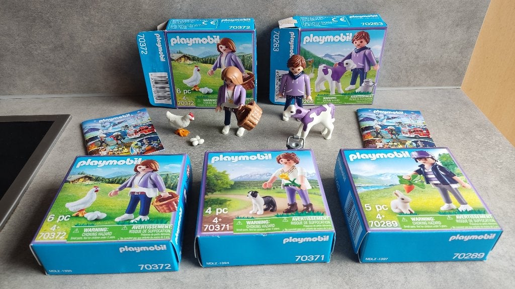 playmobil milka setjes limited edition, Kinderen en Baby's, Speelgoed | Playmobil, Ophalen of Verzenden, Zo goed als nieuw, Complete set