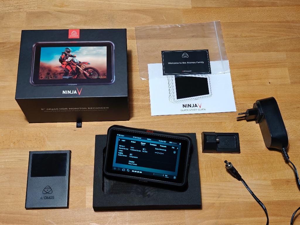 Monitor/Recorder Atomos Ninja V, Full HD, Harde schijf, Overige typen, Zo goed als nieuw