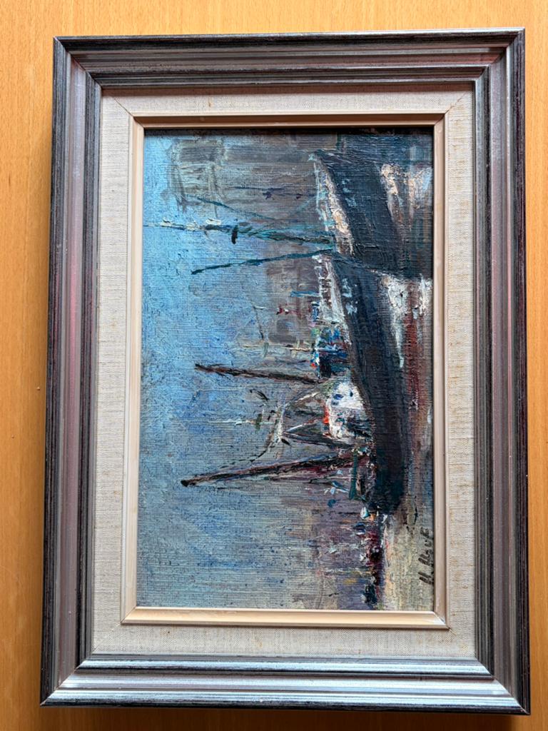 Schilderij Zeebrugge, Antiek en Kunst, Kunst | Schilderijen | Klassiek, Ophalen