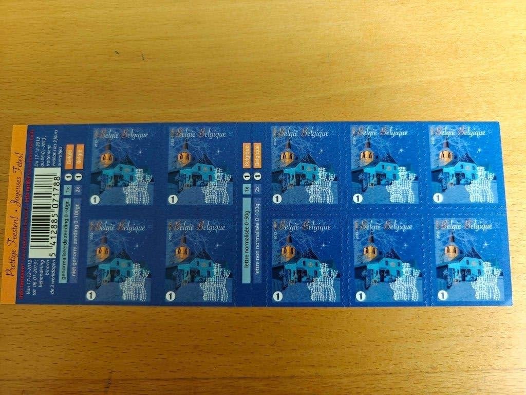 2012  Kerstzegels OBP 133. Tarief 1 - België, Postzegels en Munten, Kerst, Met stempel, Ophalen of Verzenden, Postfris