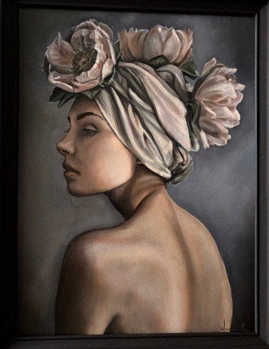 Kunsthandel Gennep -"Silence", Antiquités & Art, Art | Peinture | Moderne, Enlèvement ou Envoi, Peint à la main, Peinture à l'huile