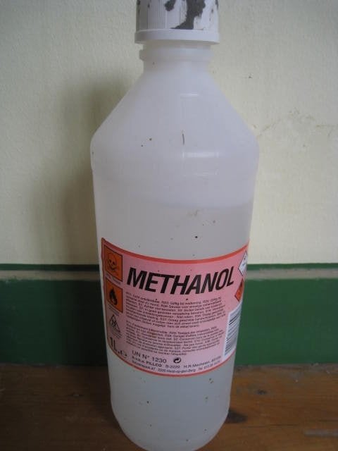 80% vol : Methanol, 1 L, voor fonduestel, schotelvewarmers, Electroménager, Fondue, Enlèvement