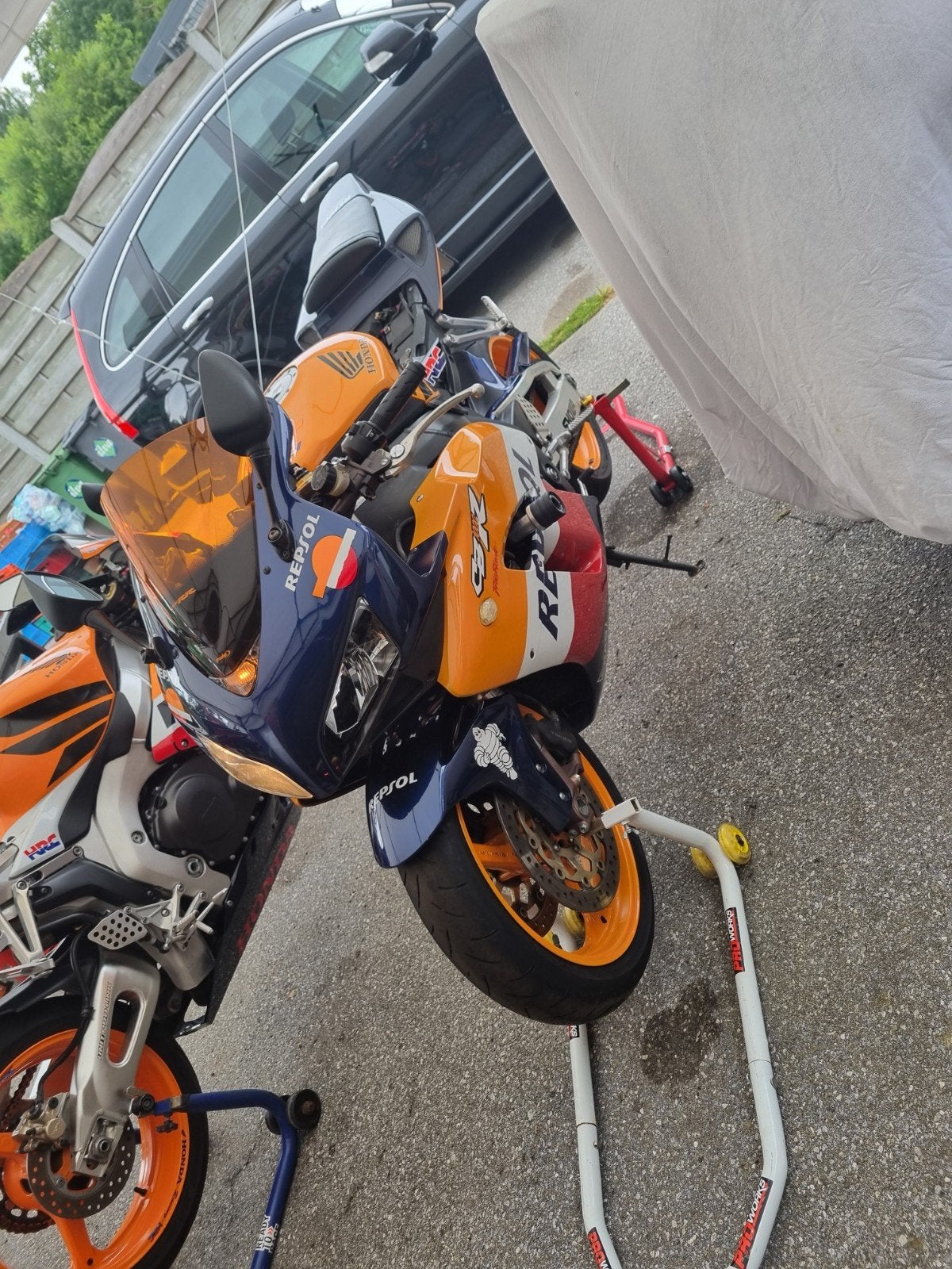 Honda repsol, Enlèvement