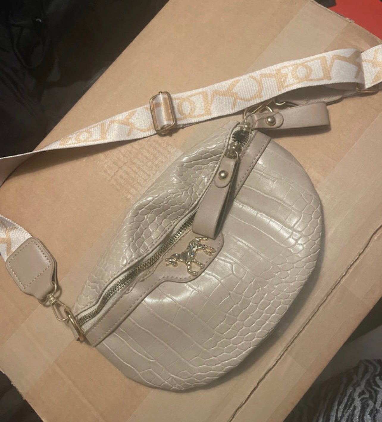 Beige heuptasje, Verzenden, Zo goed als nieuw, Beige, Overige typen