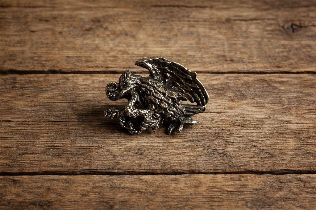 Eagle & Slang Pin - Metaal, Verzenden