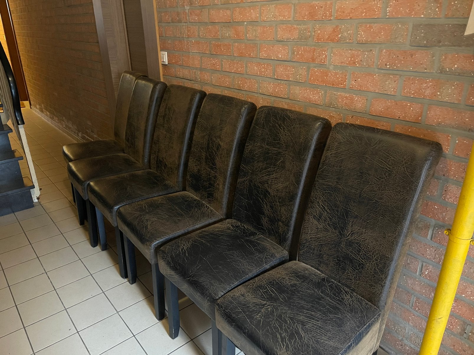 6 eetkamerstoelen, Enlèvement, Comme neuf