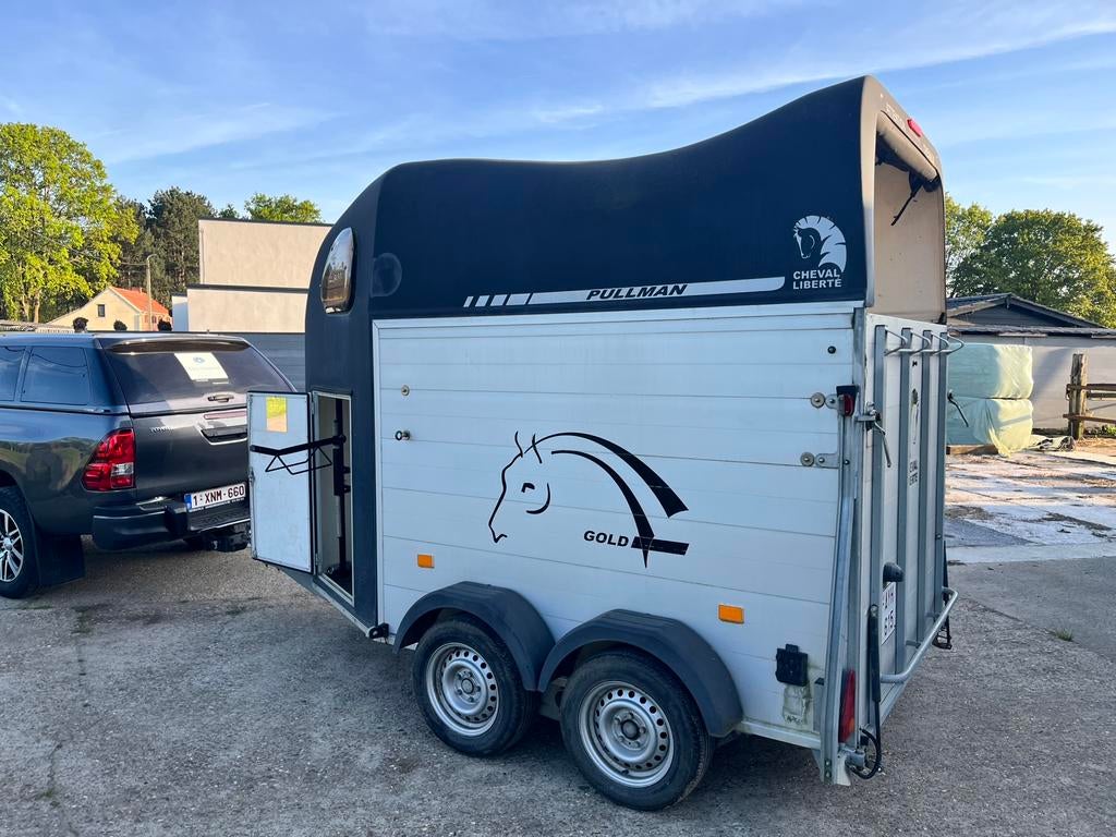 Pulman gold 2 paards trailer, Ophalen, Gebruikt, Aluminium, 2-paards trailer