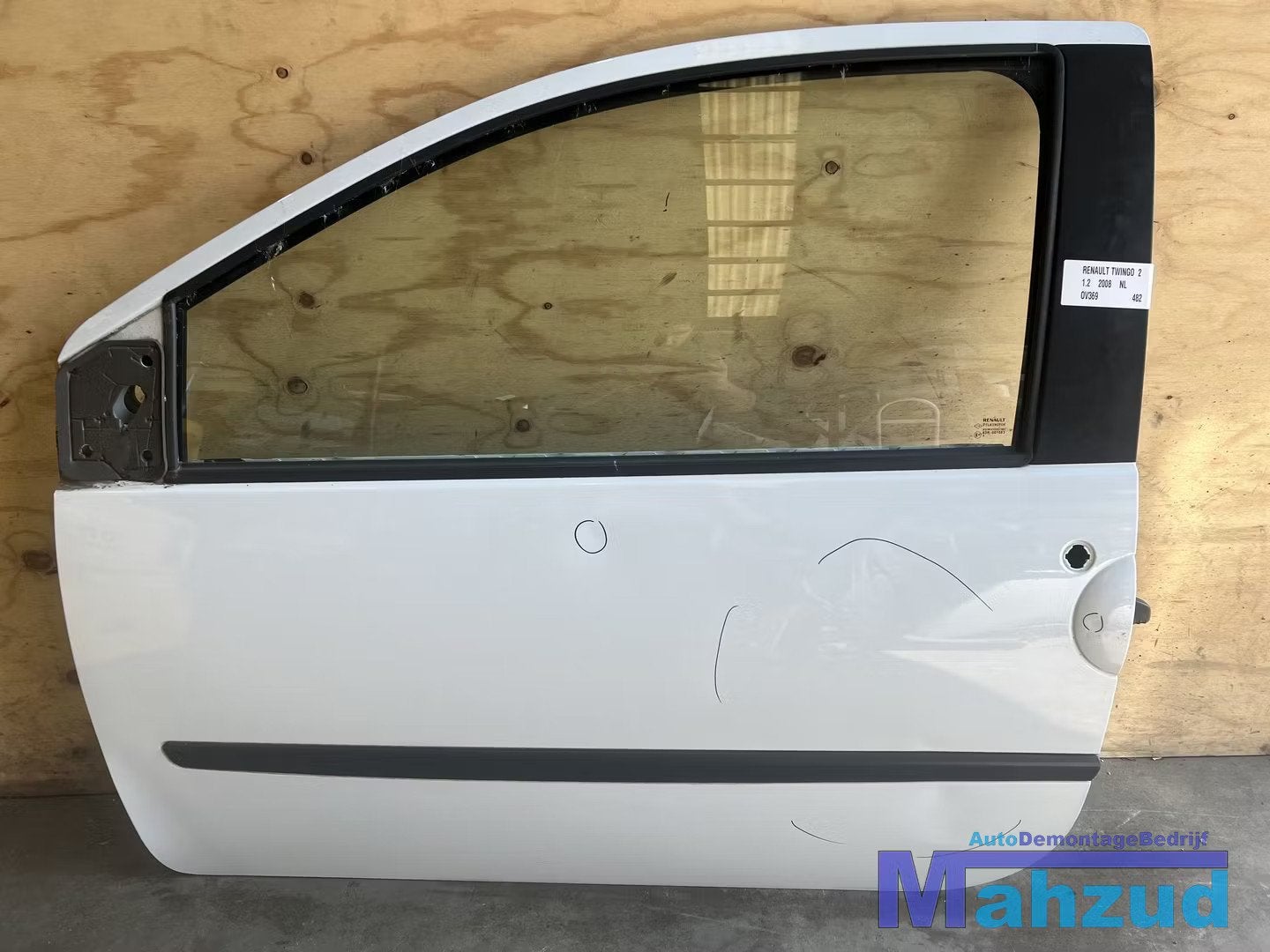 RENAULT TWINGO 2 BLANC OV369 Porte gauche 2007-2014, Renault Group, Contact.group@renault.com, Renault, Utilisé