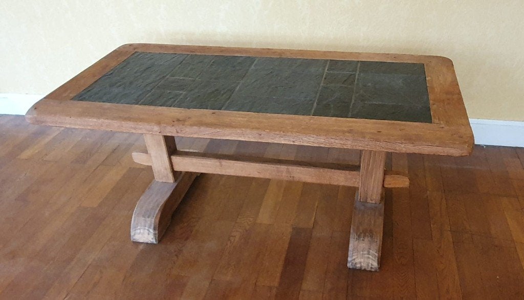 Table basse année 50, Maison & Meubles, Enlèvement, Chêne