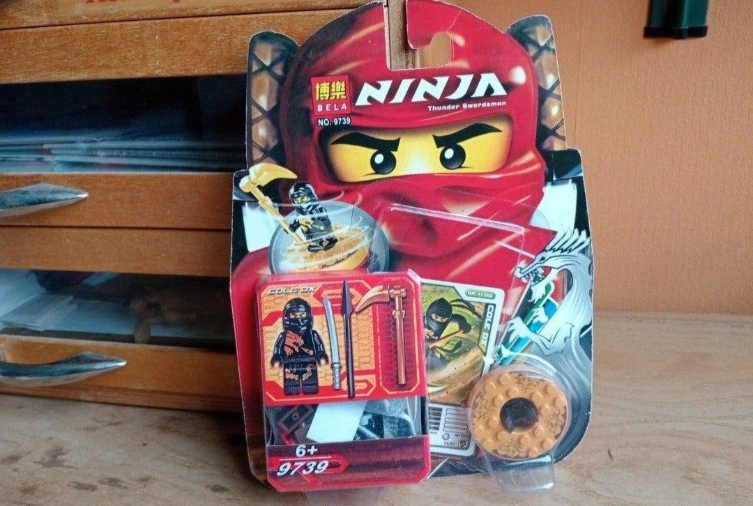 Nieuw bela bootleg chinese ninja swordsman vintage 9739, Verzenden, Nieuw