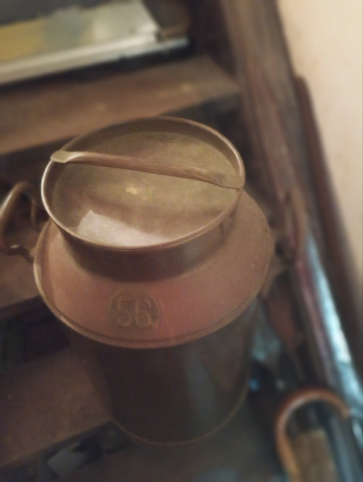 kit de lait en cuivre, Enlèvement