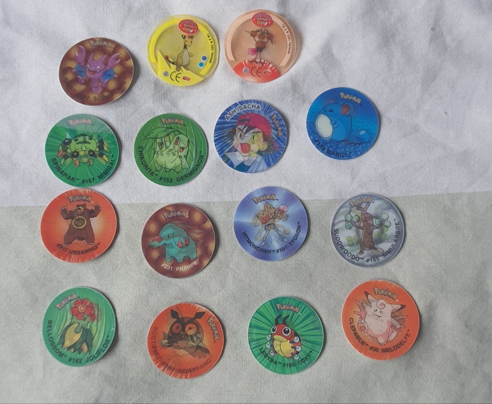oude pokemon flippo's, Ophalen