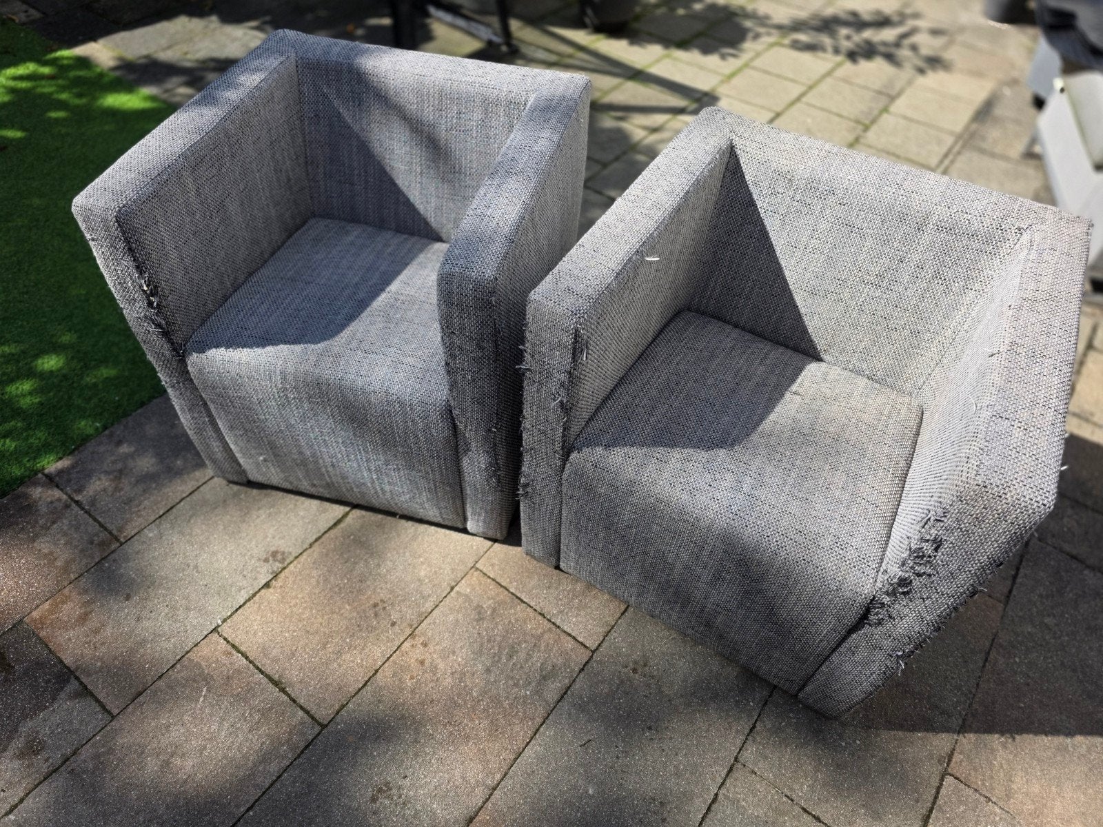 Deux fauteuils confortables - ensemble d'occasion adapté aux, Enlèvement, Deux
