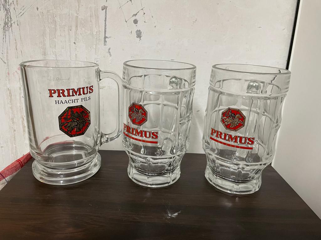 Bierglazen, Ophalen of Verzenden, Zo goed als nieuw, Bierglas