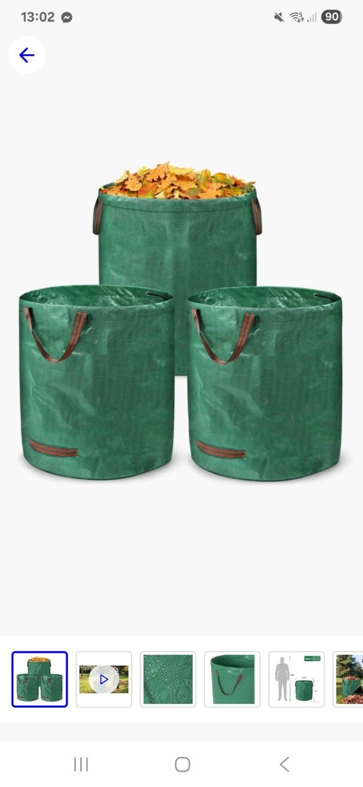sac à déchets de jardin, Enlèvement ou Envoi