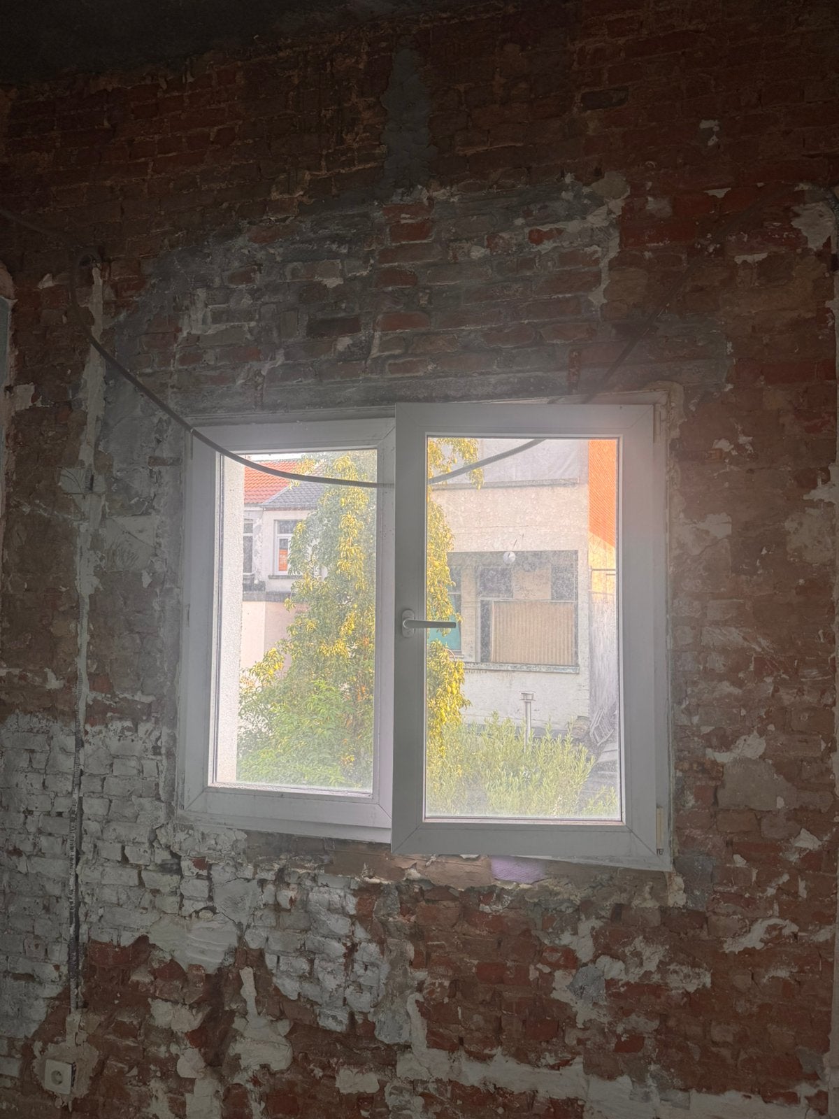 Pvc Raam dubbel glas, Doe-het-zelf en Bouw, Ophalen, Zo goed als nieuw