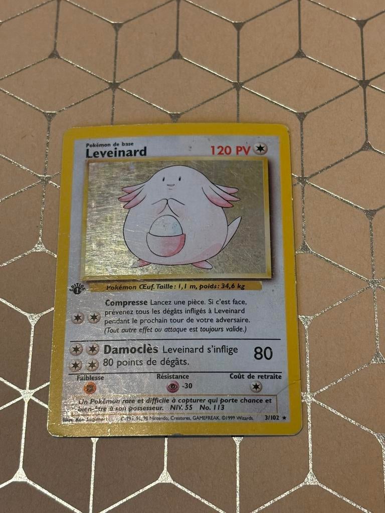 Leveinard 1ère édition, Hobby & Loisirs créatifs, Jeux de cartes à collectionner | Pokémon, Enlèvement, Utilisé