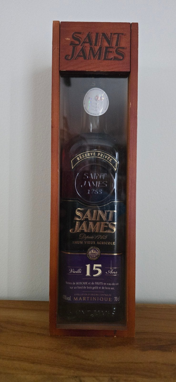 Saint-James 15 ans, Verzamelen, Nieuw, Ophalen of Verzenden, Vol, Overige typen
