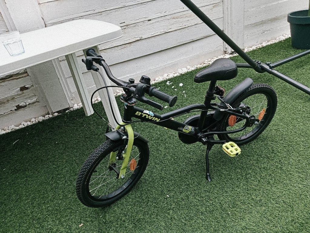 Kinderfiets, Ophalen, Velgrem, BTwin Décathlon, 16 inch