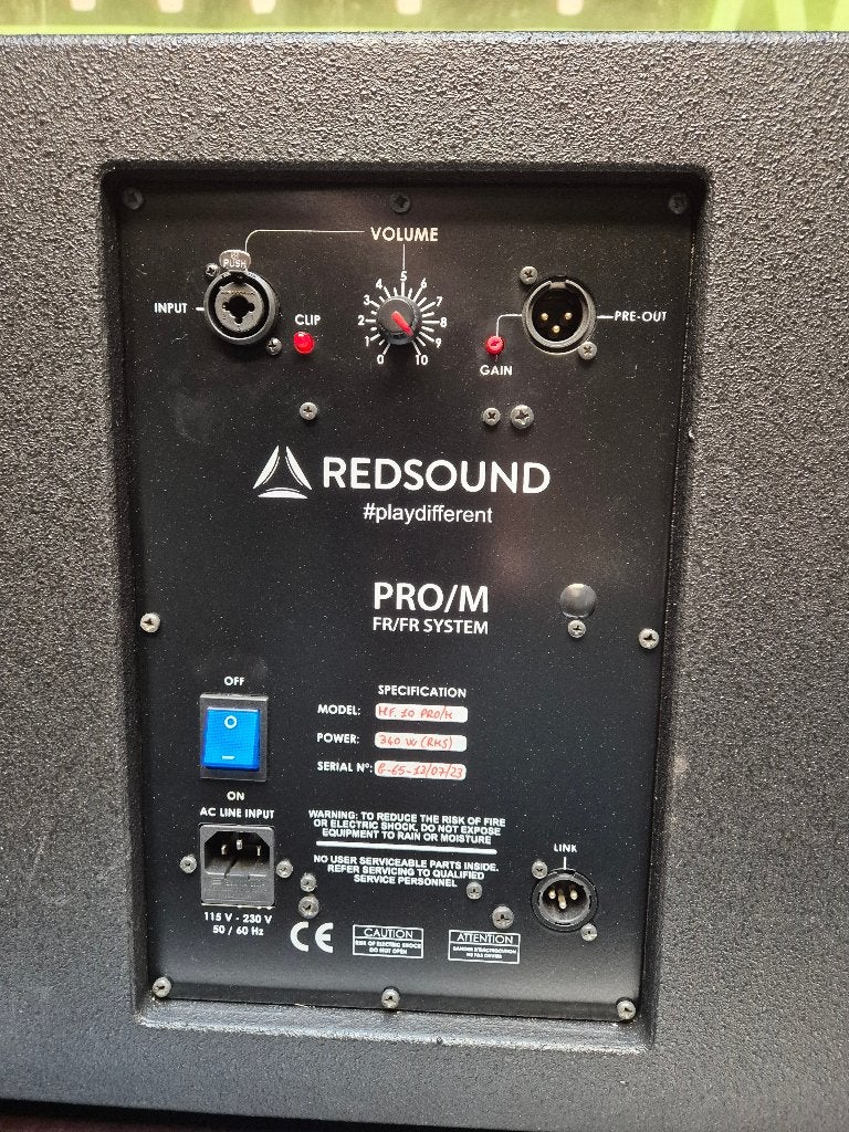 Redsound MF.10/PRO - 2 stuks, Musique & Instruments, Enlèvement, Comme neuf, Guitare, 100 watts ou plus