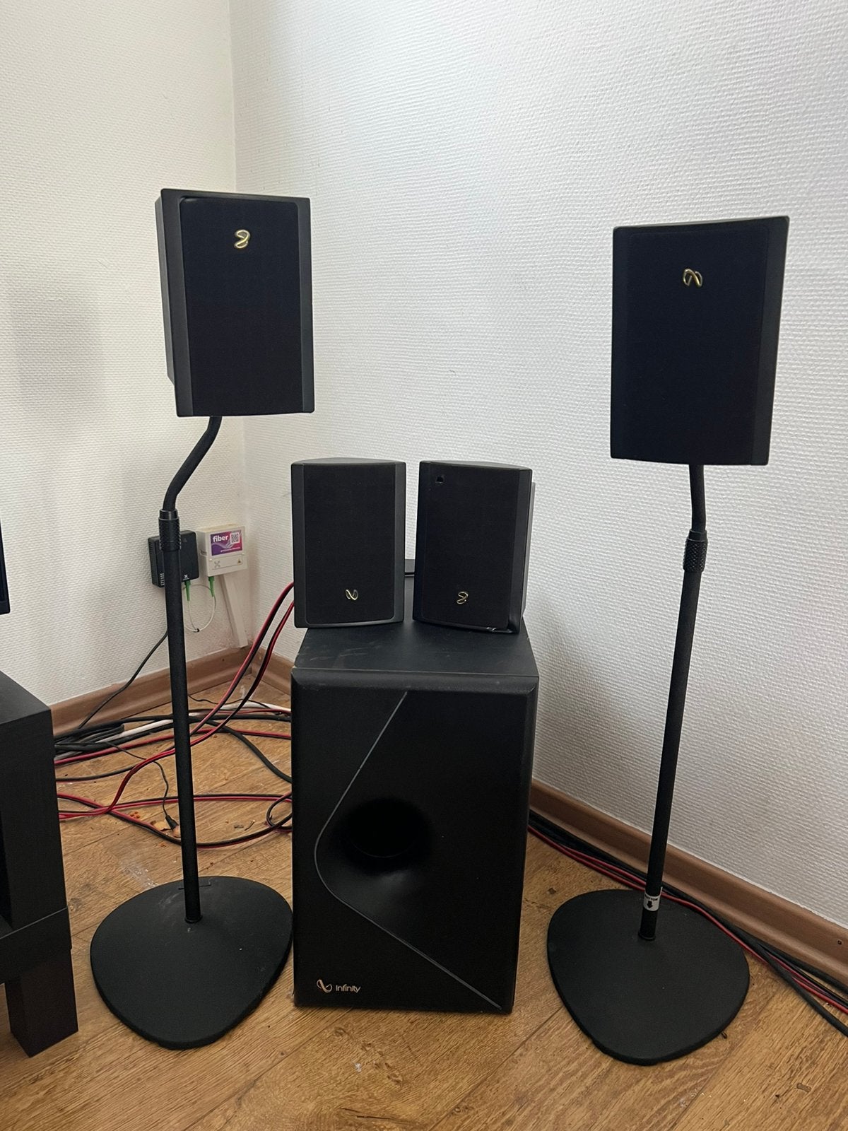 HOME CINEMA INFINITY MINUETTE 5.1, TV, Hi-fi & Vidéo, Ensembles home-cinéma, Enlèvement, Comme neuf