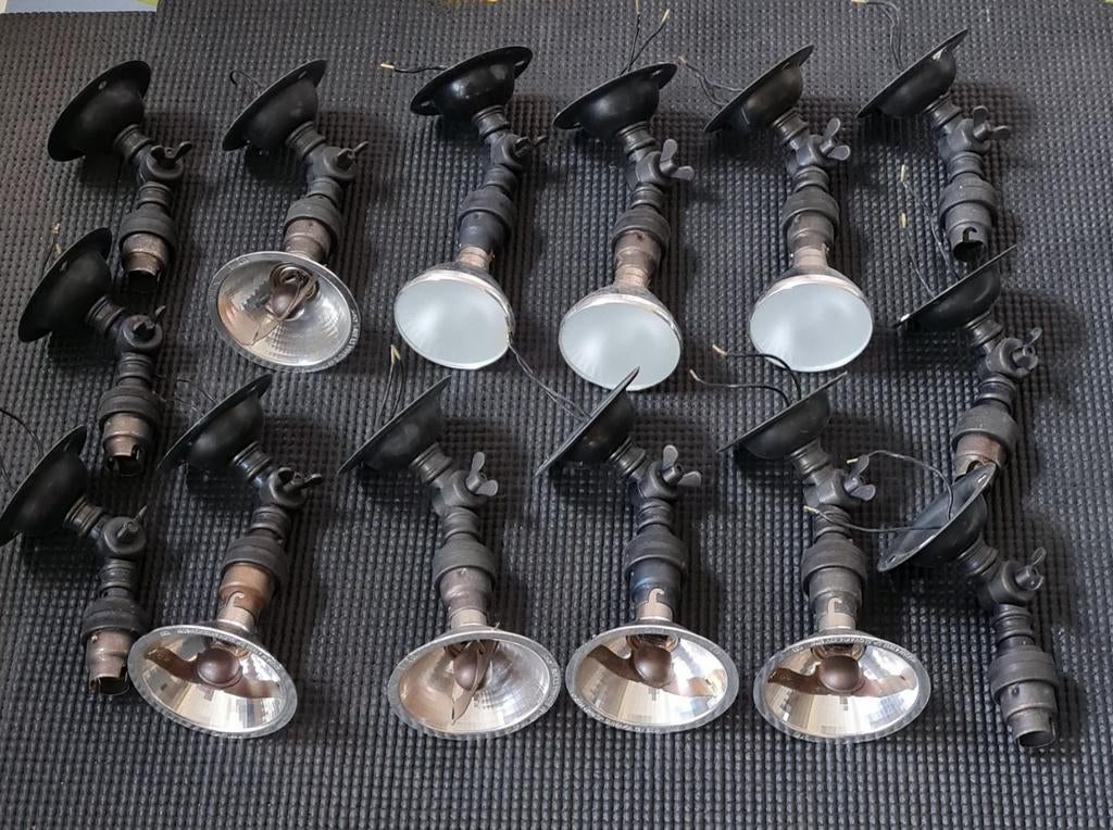 opbouwspots in industriël Authentage Marron style 14 stuks, Ophalen