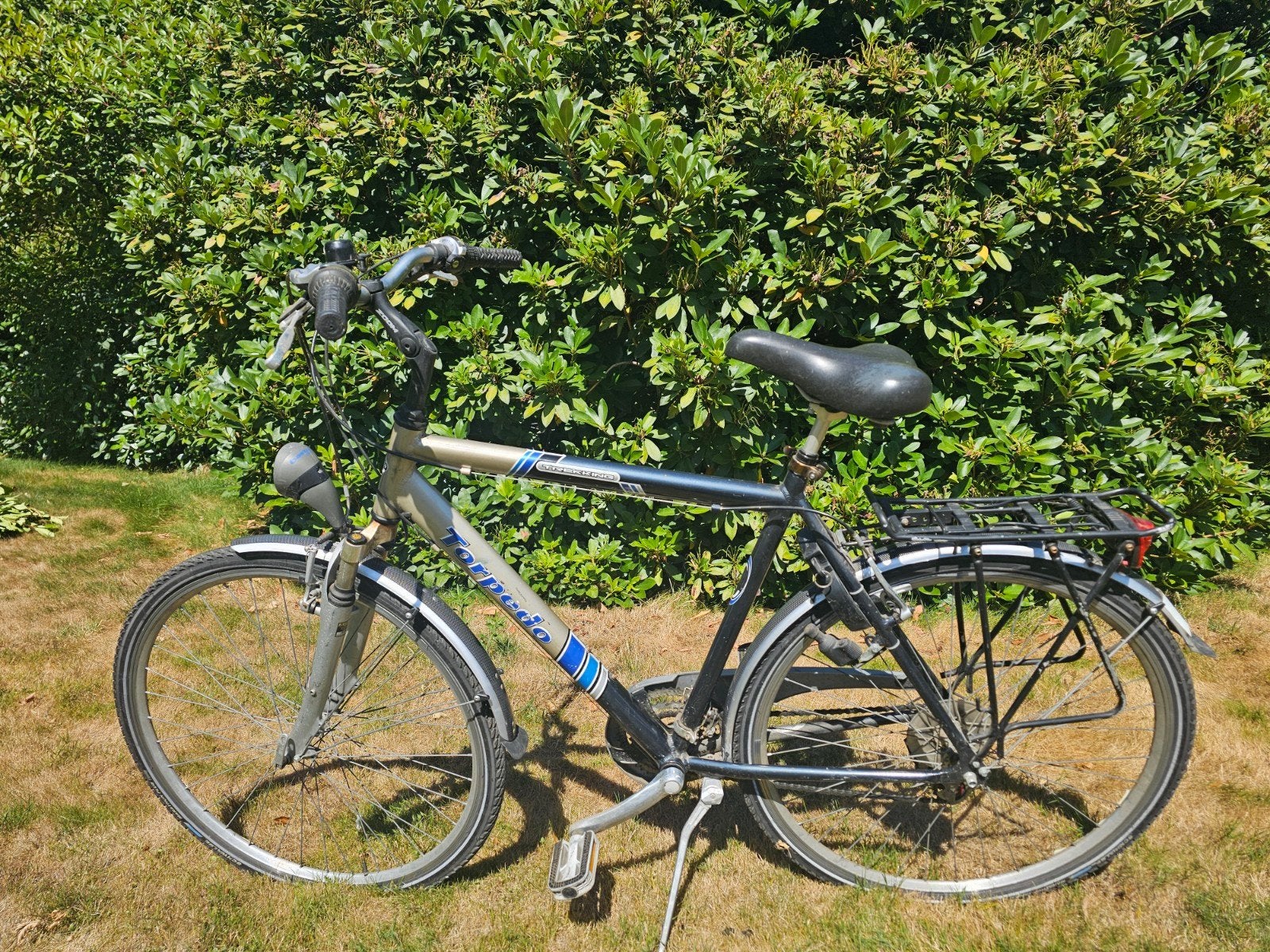 herenfiets, 28 inch, Gebruikt, Vering, Velgrem