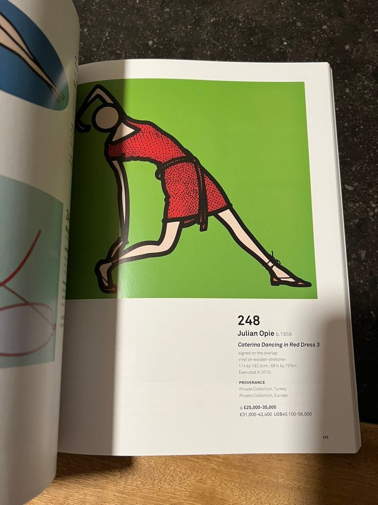 Sotheby's contemporary art day auction London 13 february 20, Enlèvement ou Envoi, Comme neuf, Autres sujets/thèmes
