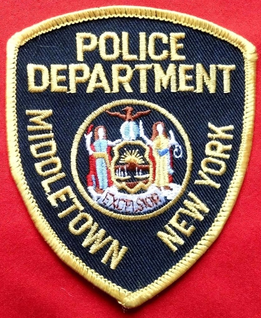 Emblème du service de police de New York Middletown, Enlèvement ou Envoi, Gendarmerie, Emblème ou Badge