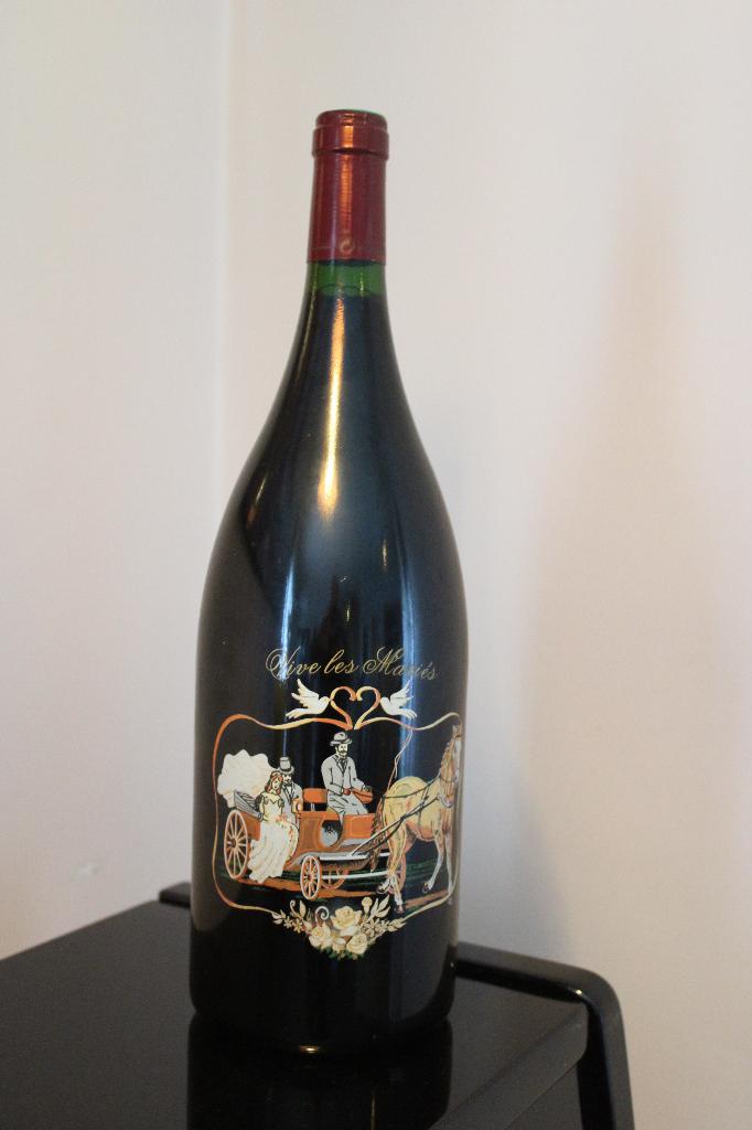Chinon 2000 Vive les mariés Magnum, Verzamelen, Wijnen, Ophalen, Frankrijk, Zo goed als nieuw, Rode wijn