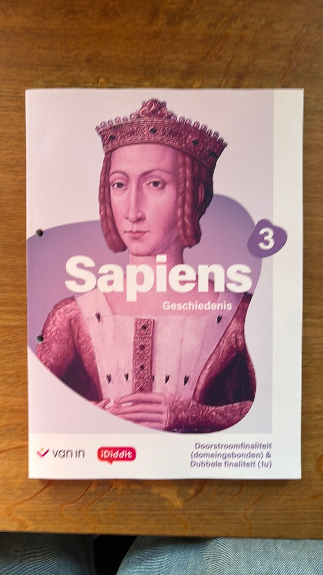 Schoolboek Sapiens 3 geschiedenis, Boeken, Ophalen of Verzenden, Zo goed als nieuw, Geschiedenis