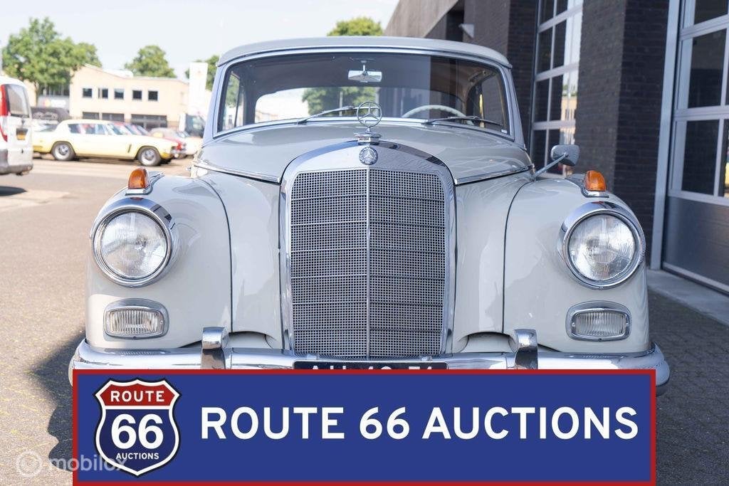Mercedes-Benz 300 Adenauer | 1961 | Route 66 Auctions, Auto's, Zwart, Mercedes-Benz, Bedrijf, Handgeschakeld