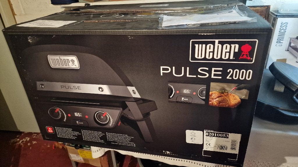 WEBER Electrische BBQ - PULSE 2000, Jardin & Terrasse, Barbecues électriques, Enlèvement, Neuf, Weber