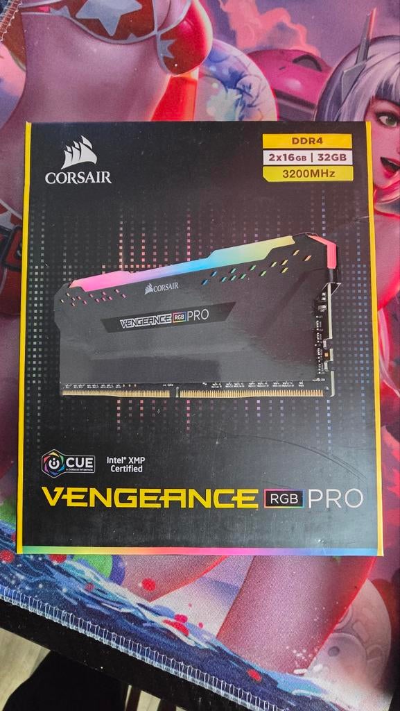Ram Corsair Vengeance DDR4 RGB Pro 2x16 3200 MHz (32 GB), Computers en Software, RAM geheugen, 32 GB, DDR4, Nieuw, Ophalen of Verzenden