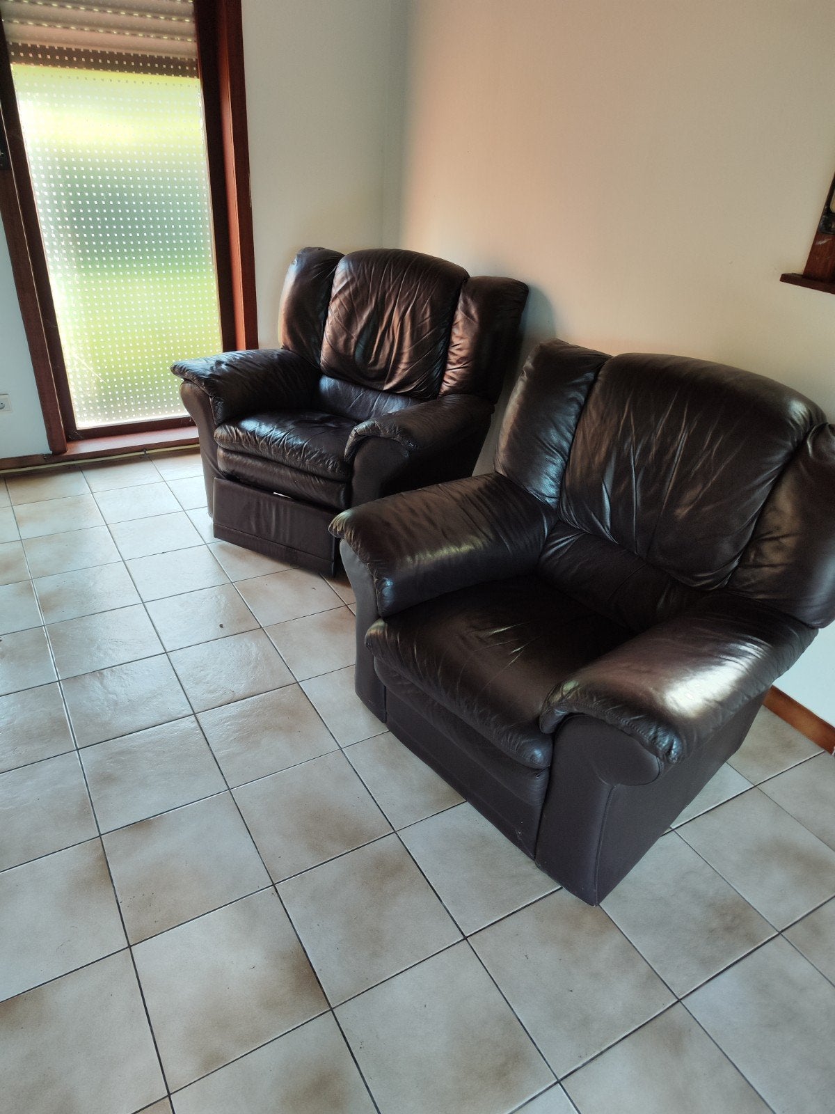 2 x 1-zit sofa, Enlèvement, Utilisé, Cuir