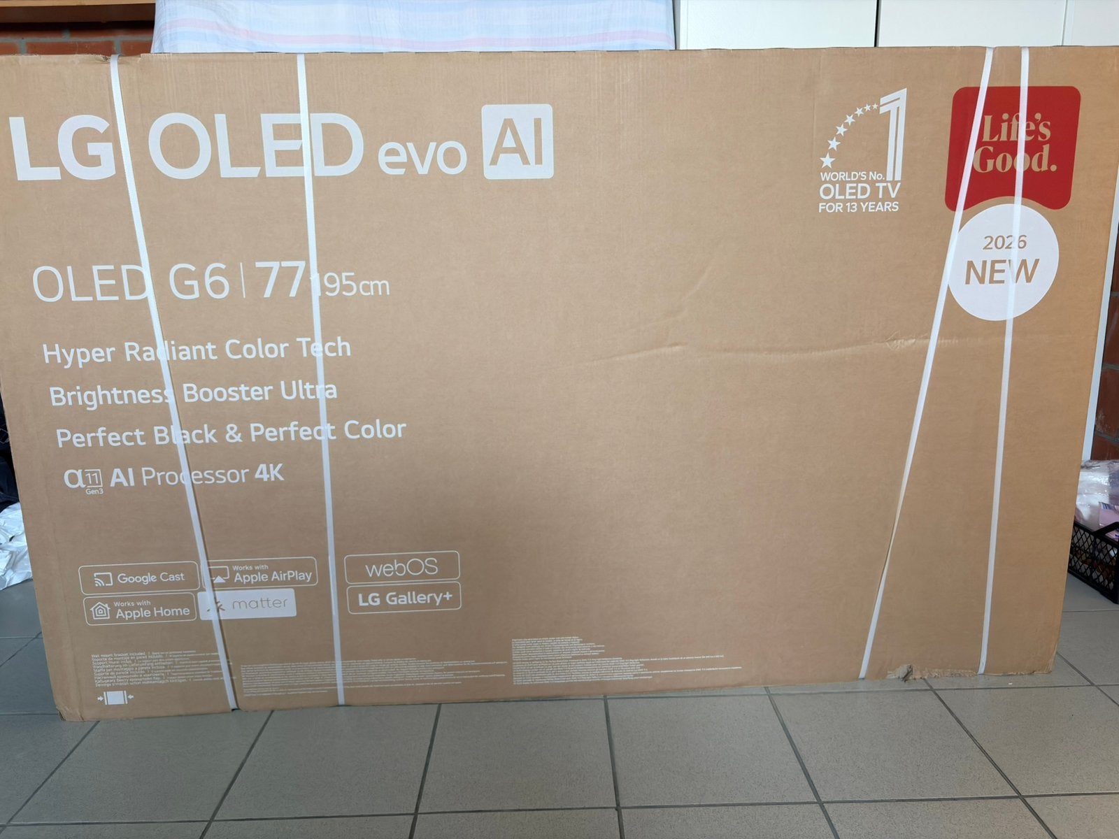 LG G6 77 2026, Ophalen, Zo goed als nieuw, LG