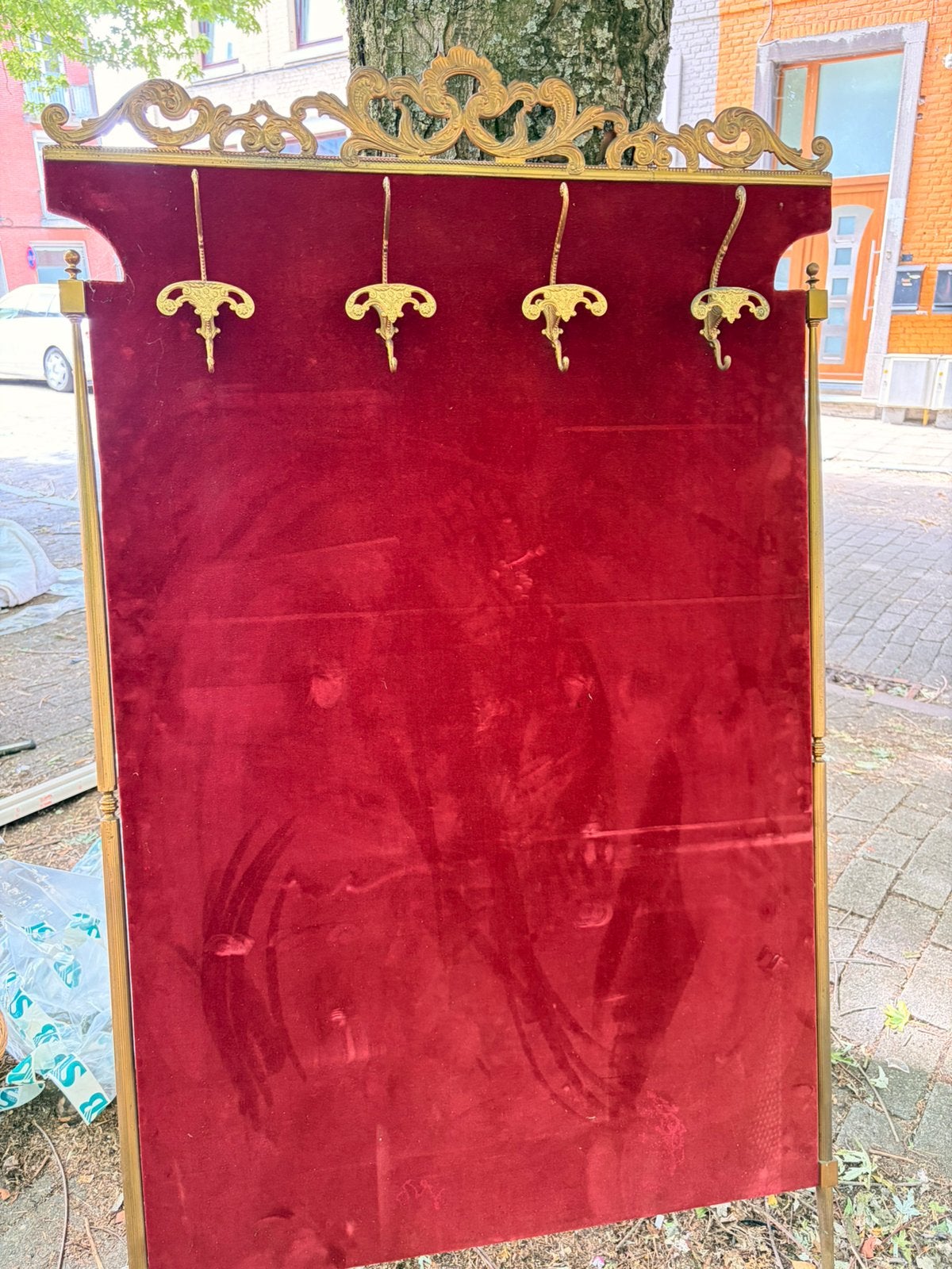 Antieke koperen kapstok - Vintage/klassieke stijl, Huis en Inrichting, Woonaccessoires | Kapstokken, Zo goed als nieuw, Ophalen