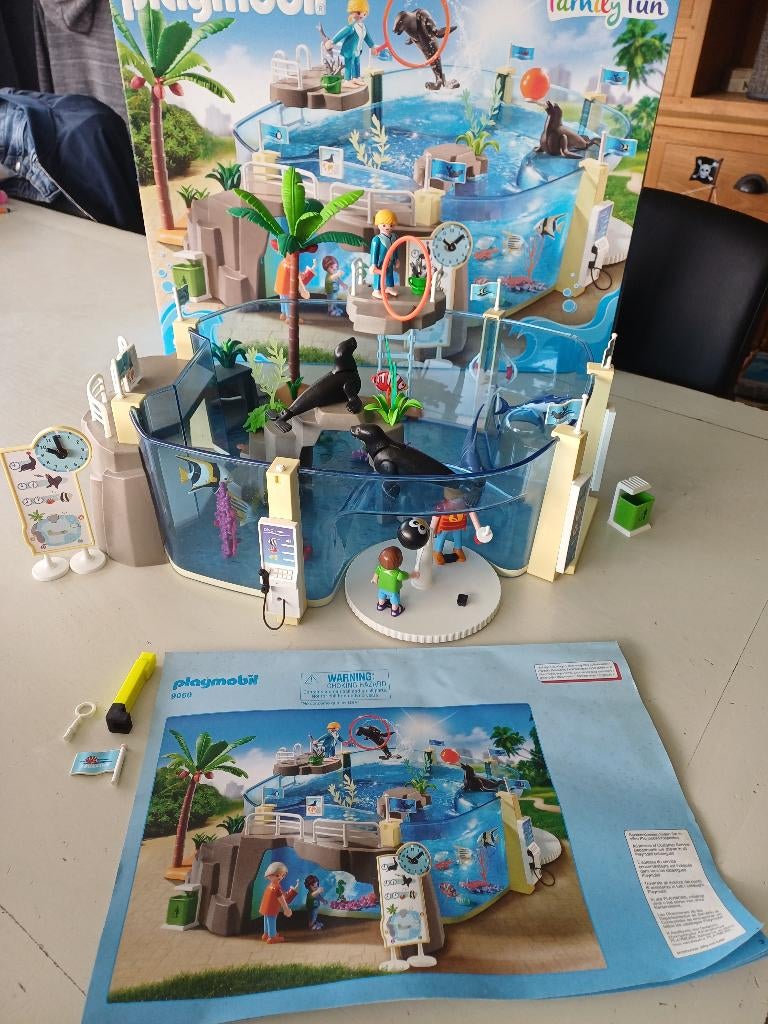 Playmobil zee-aquarium (9060), Ophalen, Zo goed als nieuw, Complete set