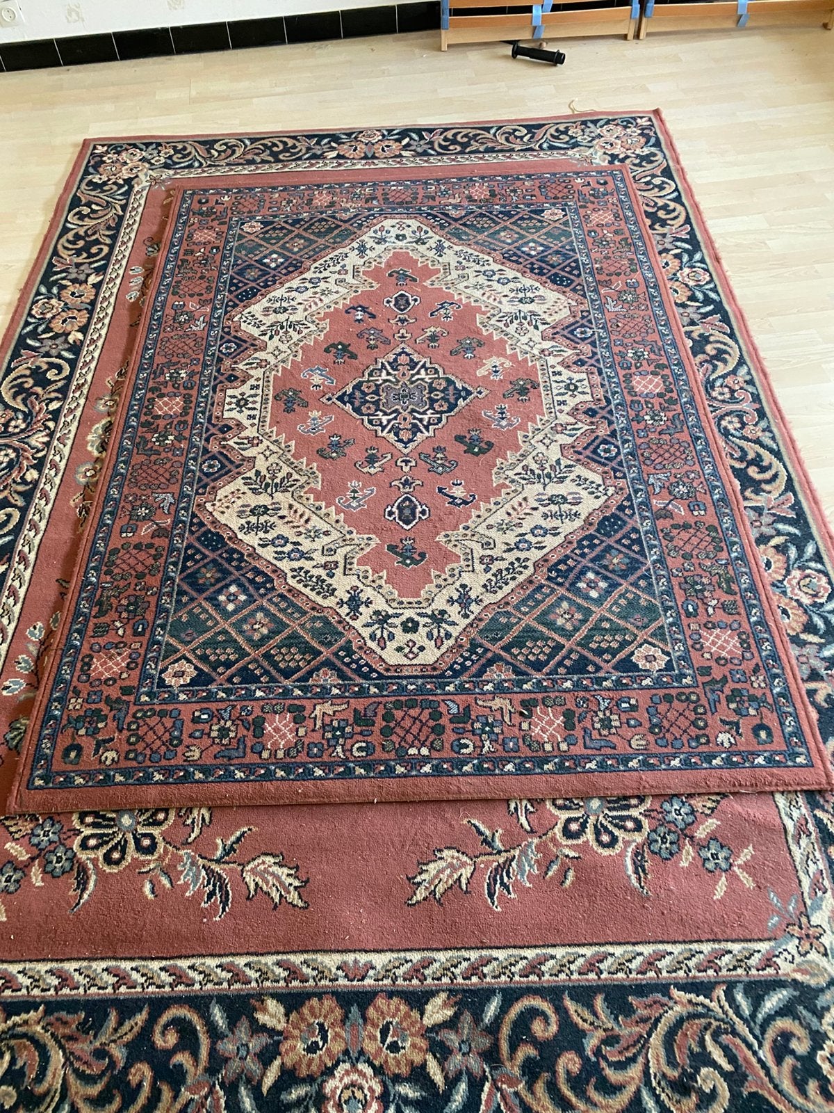 Tapijt, Maison & Meubles, Ameublement | Tapis & Moquettes, 150 à 200 cm, Bleu, 100 à 150 cm, Enlèvement