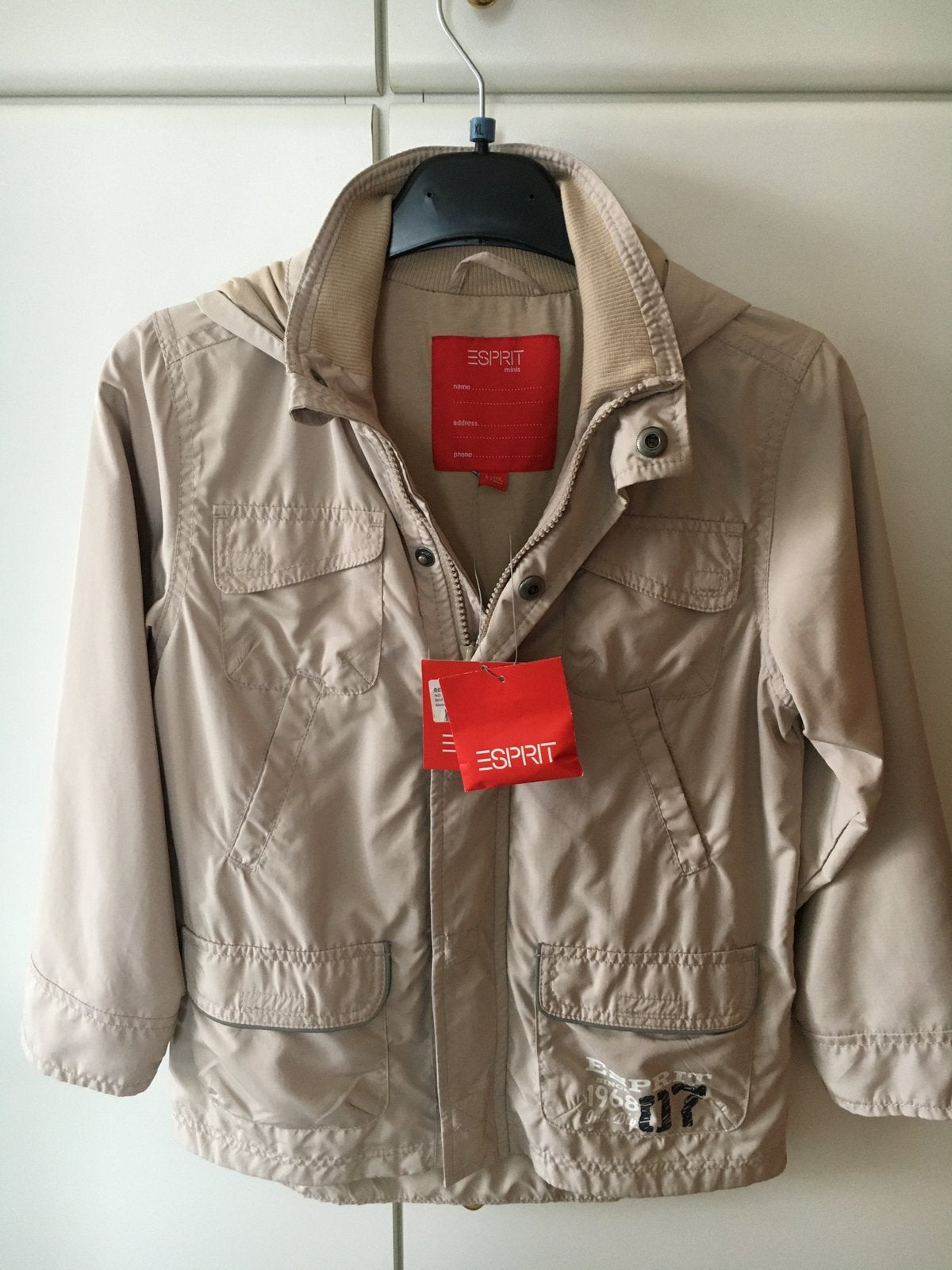 ESPRIT mini zeer mooie jongens jas maat 116/122 (6/7j)NIEUW, Ophalen, Nieuw, Jongen, Jas