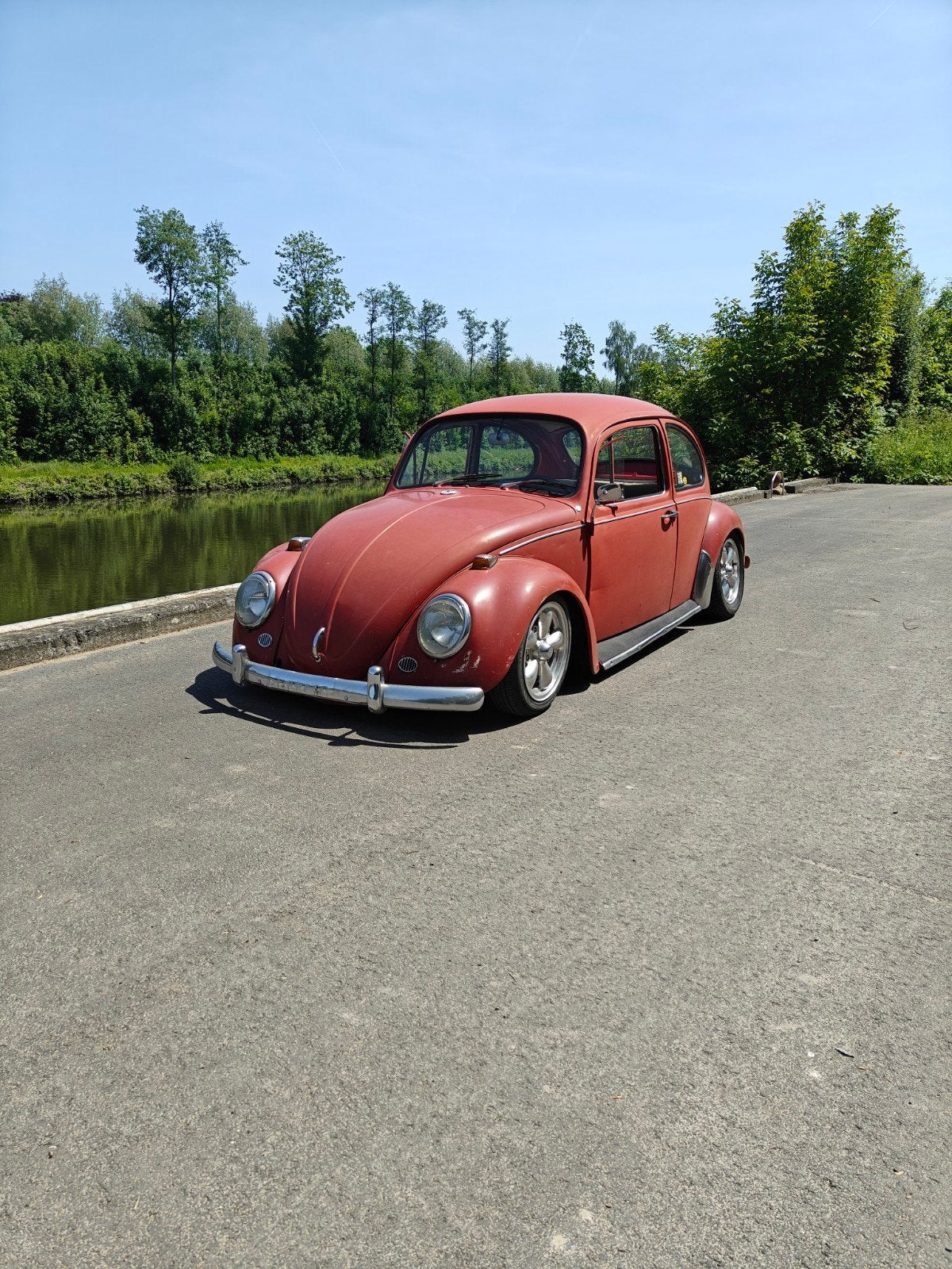 Coccinelle Standard Beetle de 1967 de Volkswagen, Autos, Oldtimers & Ancêtres, Entreprise, Volkswagen, Essence, 2 portes, Rouge