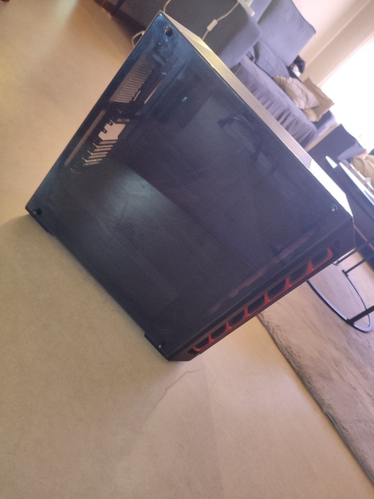 Boîtier PC Cooler Master (Rouge/Noir) Vide, sans composants, Informatique & Logiciels, Enlèvement, Utilisé, Inconnu, Cooler Master