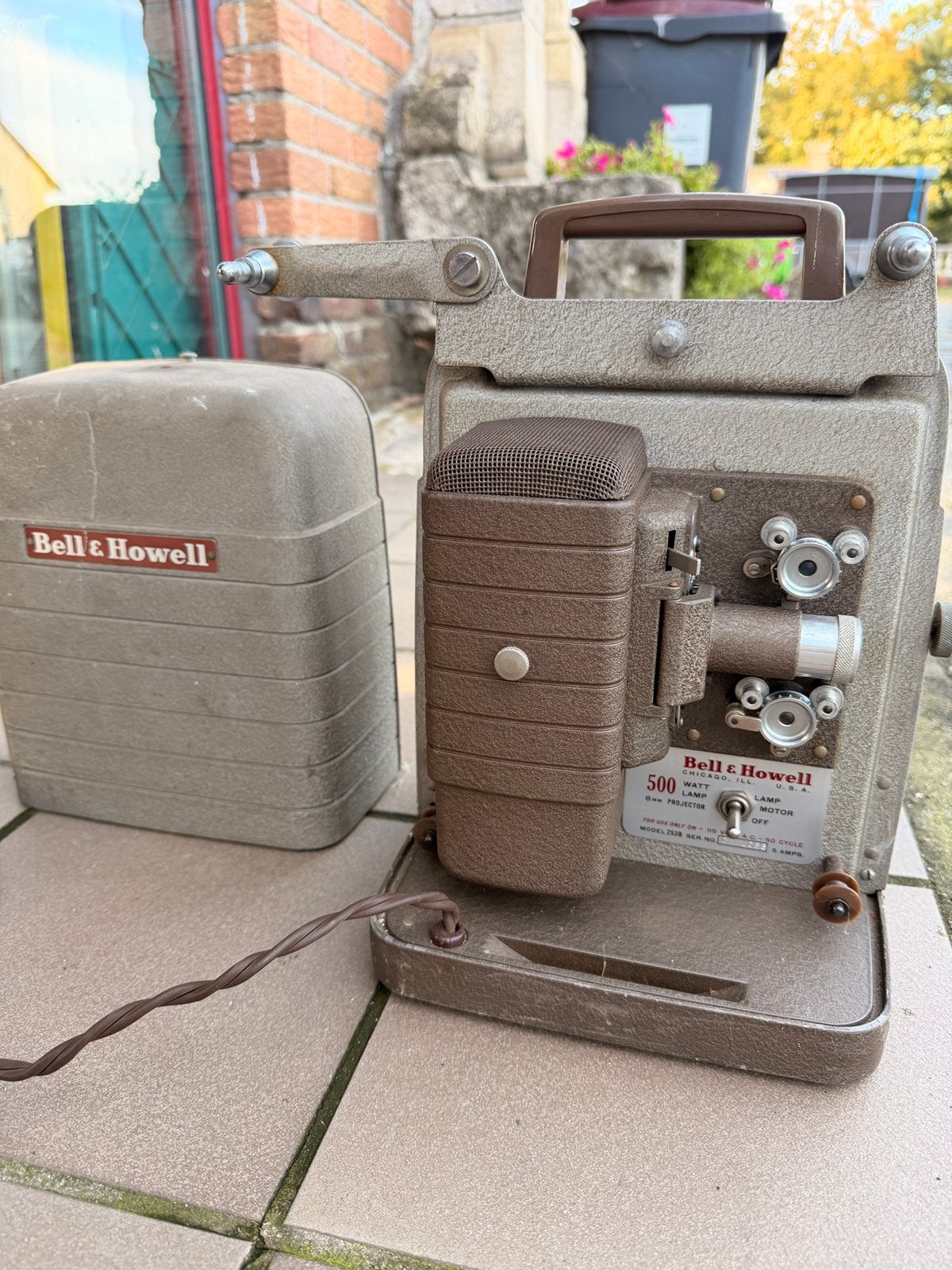 vintage Bell & Howell Model 253A, Ophalen, 1940 tot 1960, Projector