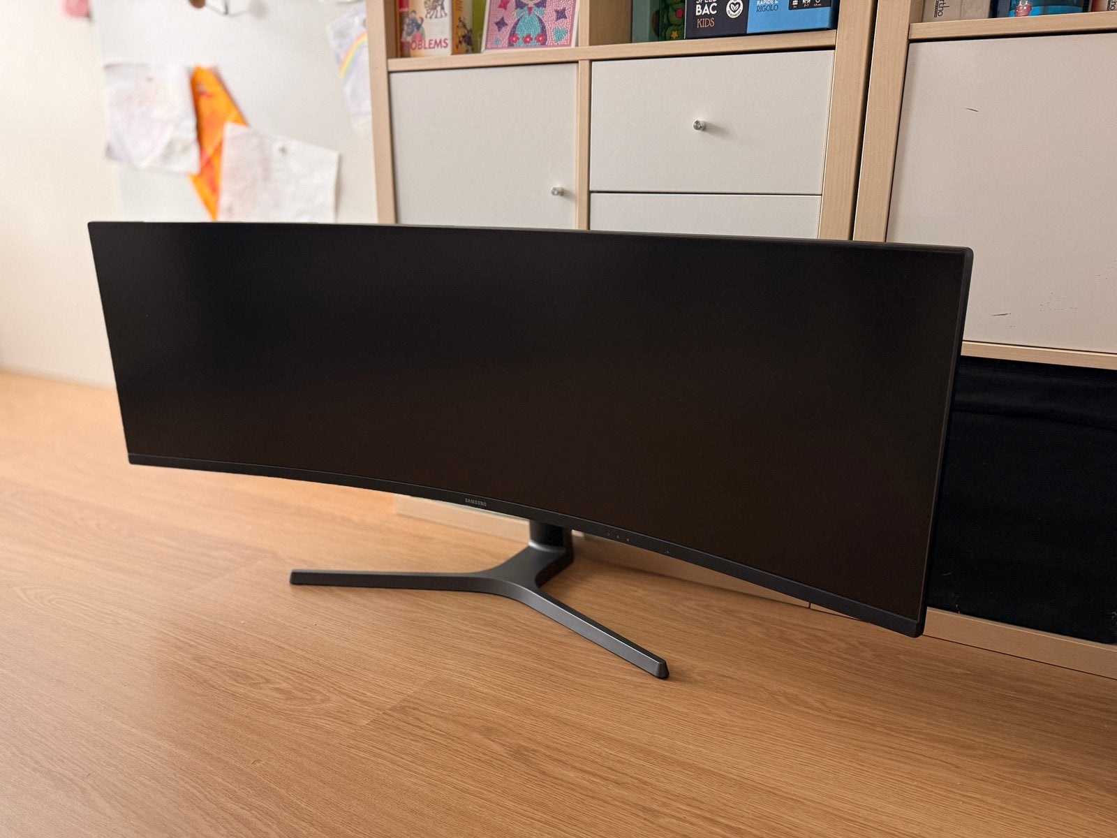 Écran Samsung 49" Super-Ultrawide (CRG9) - Excellent état, Computers en Software, Monitoren, Ophalen, Gaming, VA