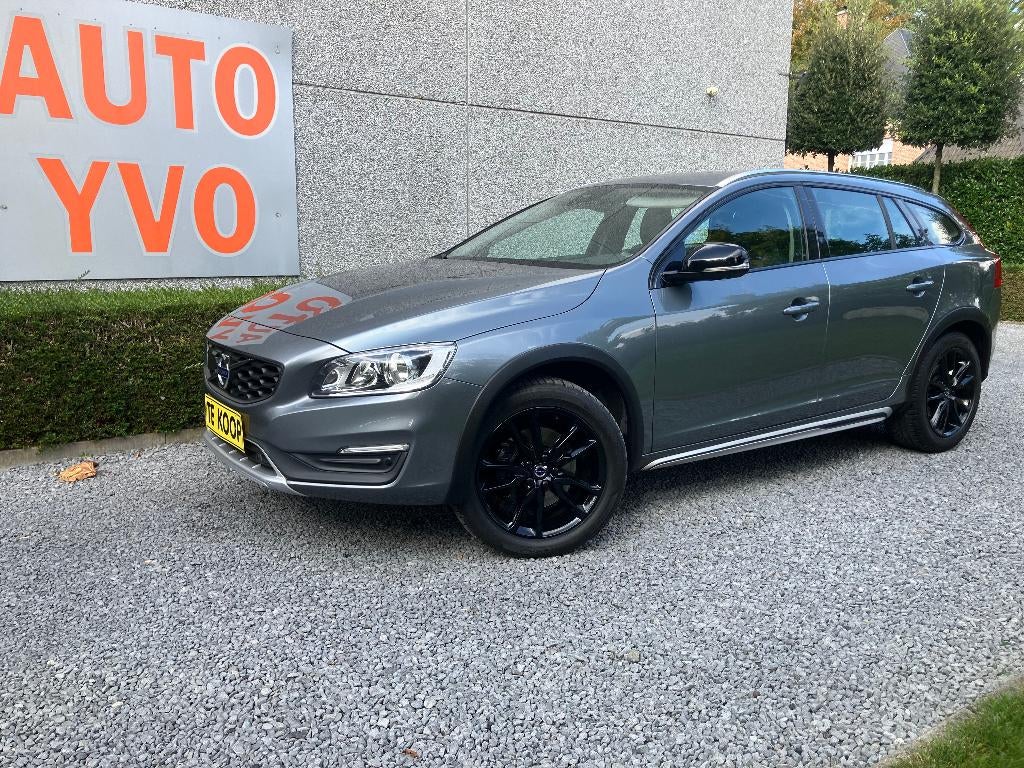 volvo v60 cross country 2.0 d  euro6, Auto's, 1998 cc, Blauw, Leder, 5 deurs