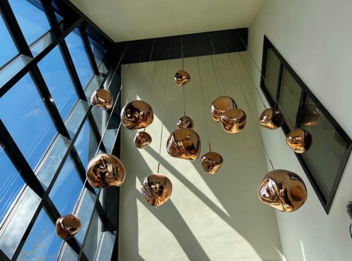 Maatwerk hanglamp in de stijl van Tom Dixon, Ophalen