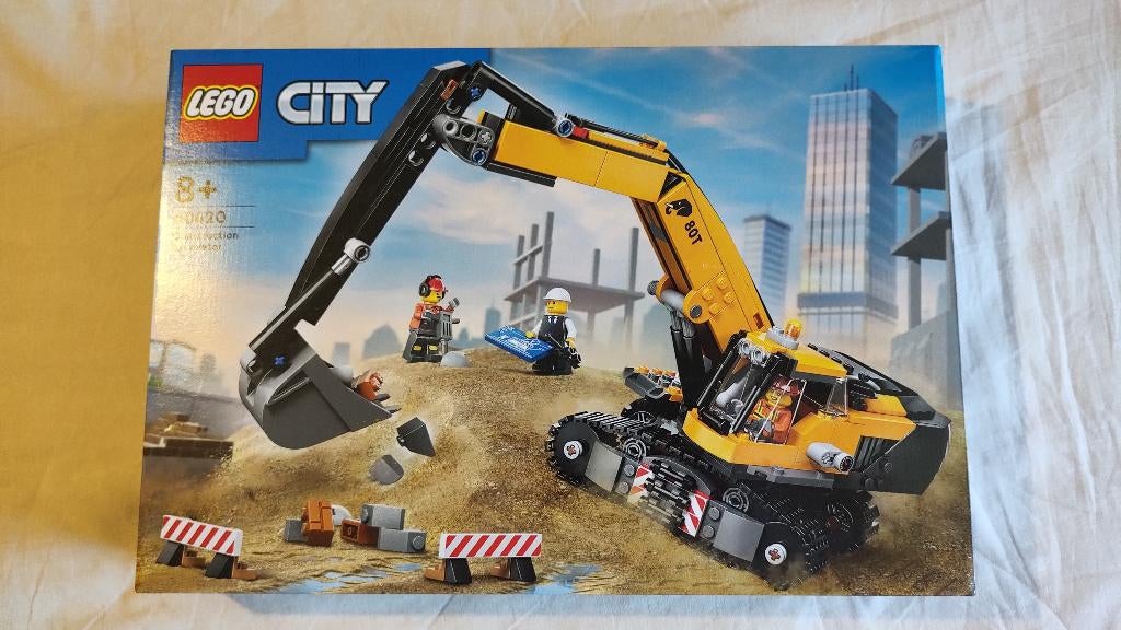Lego City 60420 – Gele graafmachine, City, Lego, Nieuw, Ophalen of Verzenden