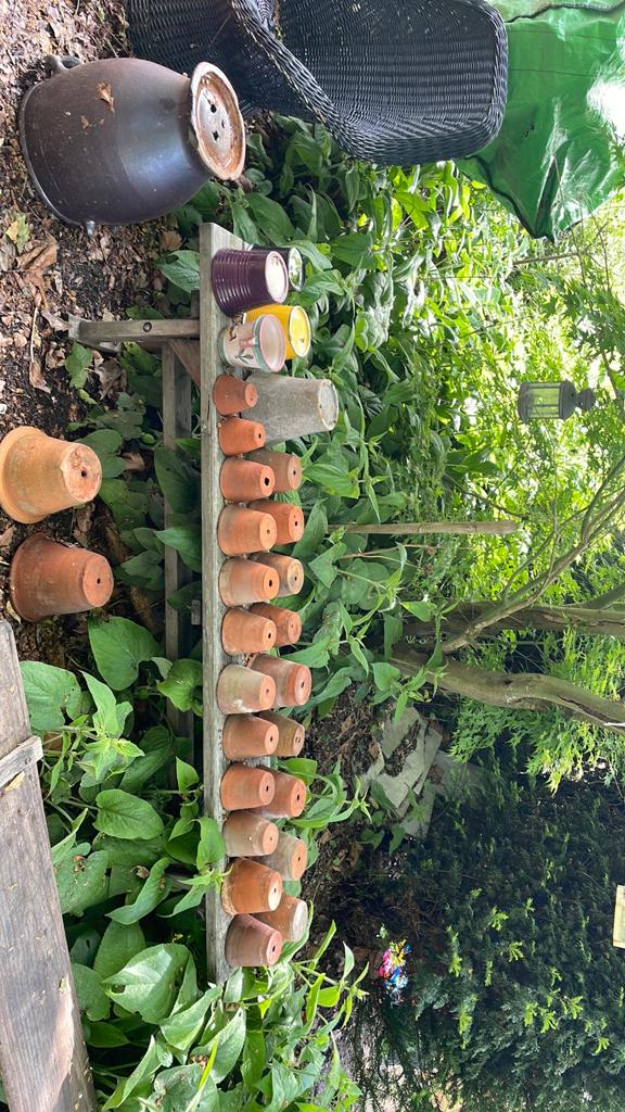 Bloempotje handgemaakt, Tuin en Terras, Ophalen, Gebruikt