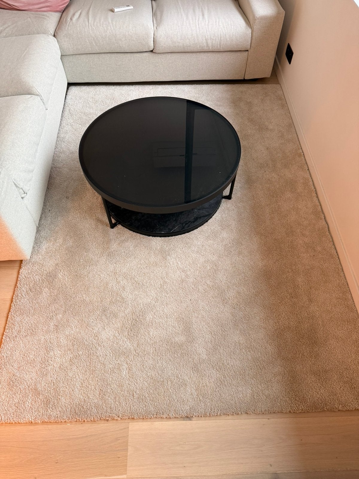 STOENSE vloerkleed, laagpolig, ecru, Enlèvement, Comme neuf, Beige